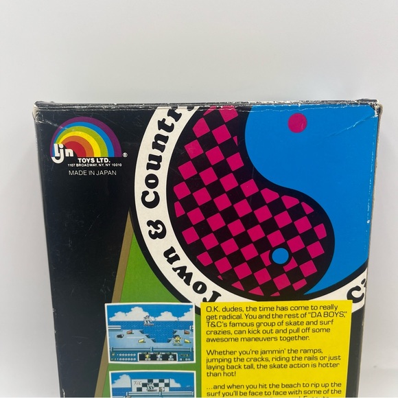 T&C T C Surf Designs Wood & Water Rage Nintendo NES CIB Complete In Box w Manual - Picture 8 of 16